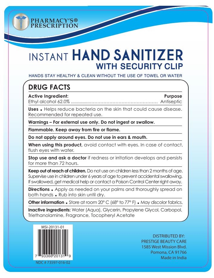 Pharmacys Prescription Hand Sanitizer