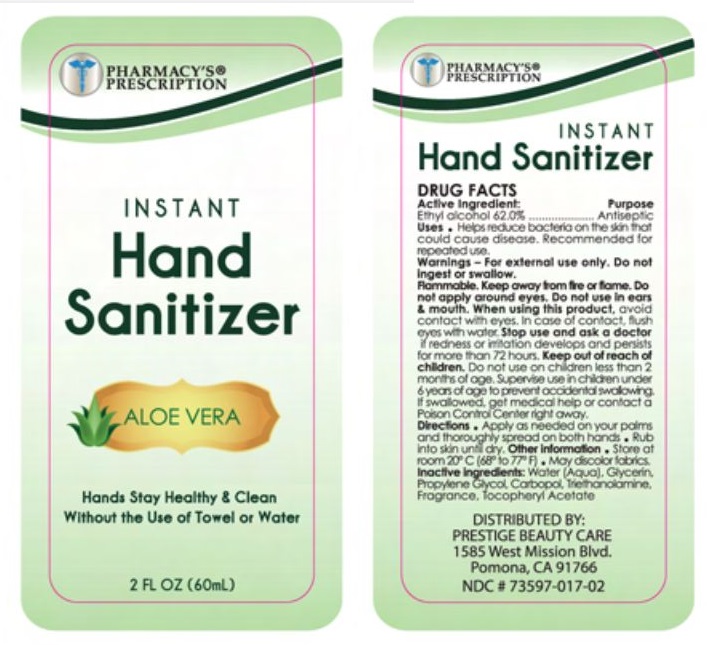 Pharmacys Prescription Hand Sanitizer