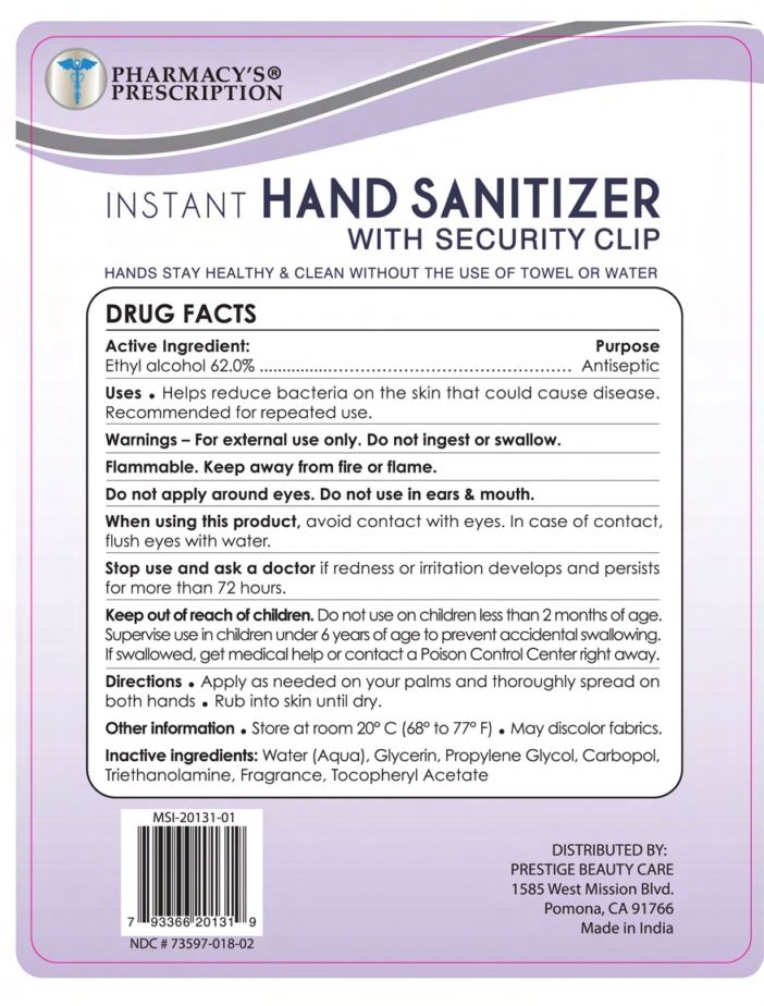 Pharmacys Prescription Hand Sanitizer