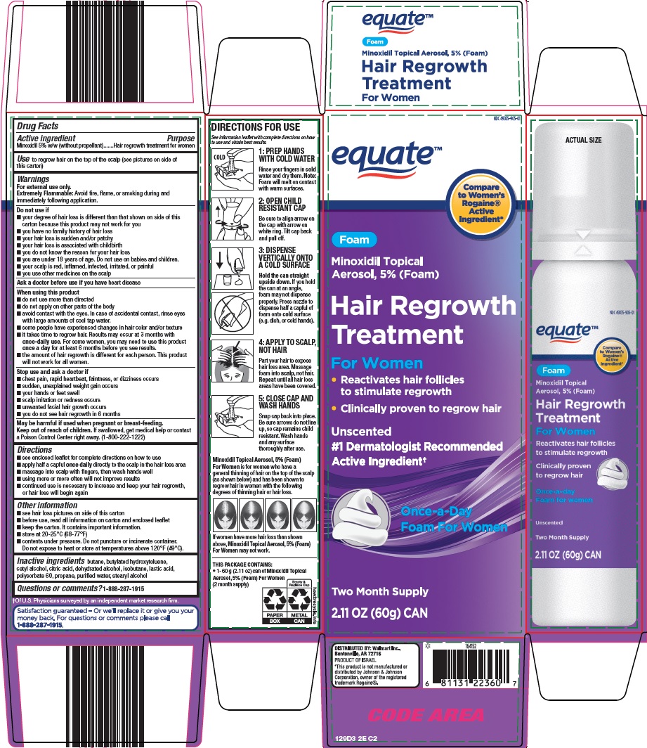 Wal-Mart Hair Regrowth Treatment Drug Facts