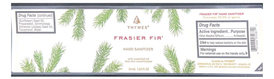 Thymes - Frasier Fir Travel Hand Sanitizer at