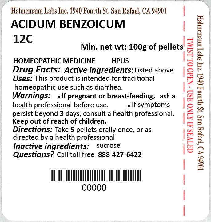 Acidum Benzoicum 12C 100g