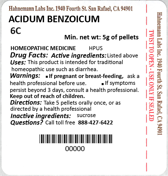 Acidum Benzoicum 6C 5g