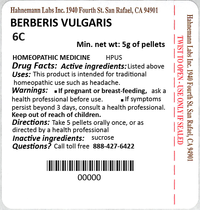 Berberis Vulgaris 6C 5g