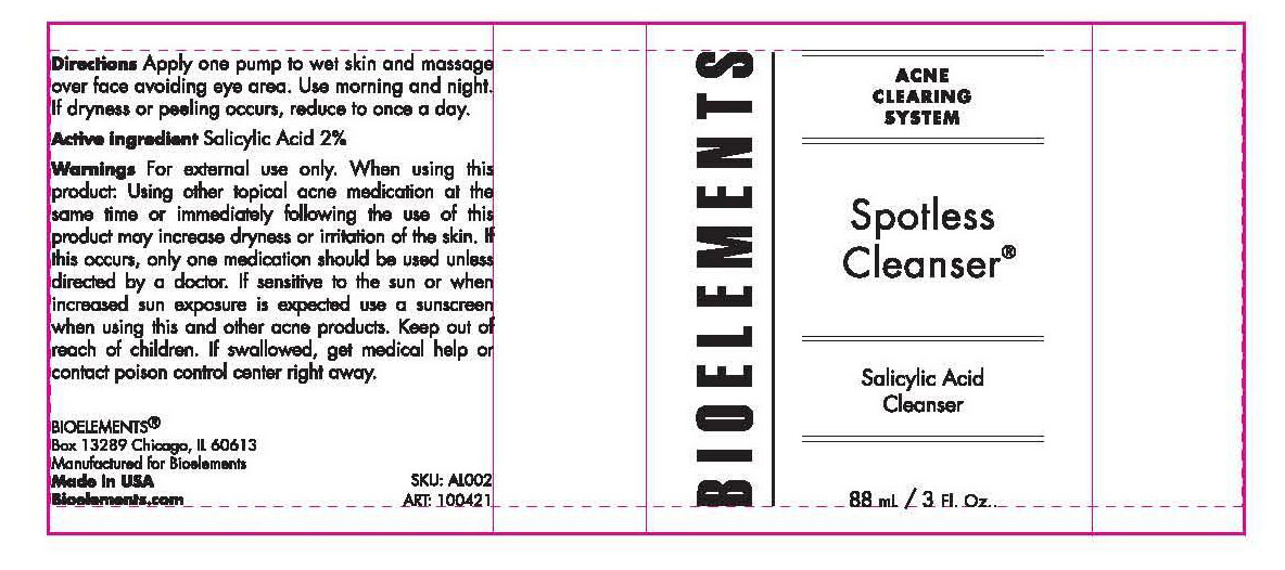 Bioelements Spotless Cleanser - 3 fl oz