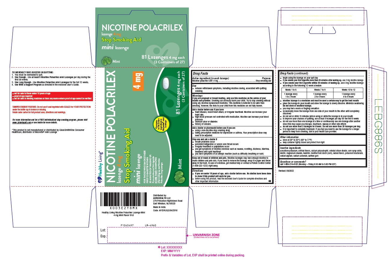 PACKAGE LABEL.PRINCIPAL DISPLAY PANEL - 4 mg (81 Lozenges, Container Carton Label)