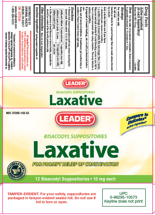 Laxative Suppository 12 Per Box 10 Mg Strength Bisacodyl