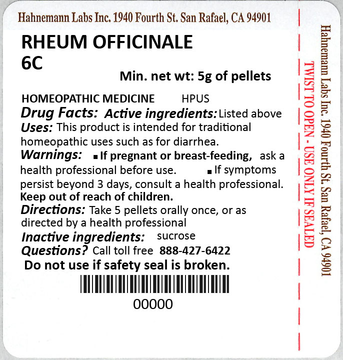 Rheum Officinale 6C 5g