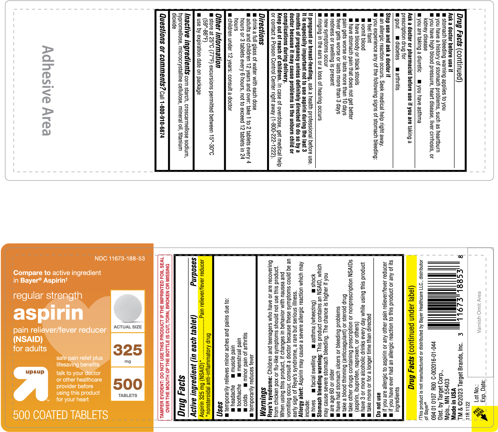 11R-Target-Aspirin-500s-label
