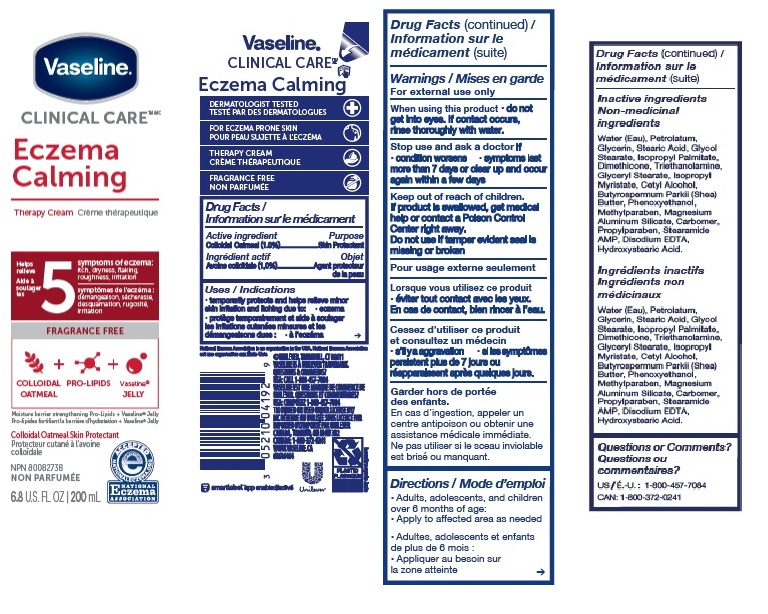 Inca Empire hastighed løfte Vaseline Clinical Care Eczema Calming Therapy Cream