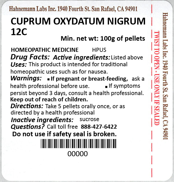 Cuprum Oxydatum Nigrum 12C 100g