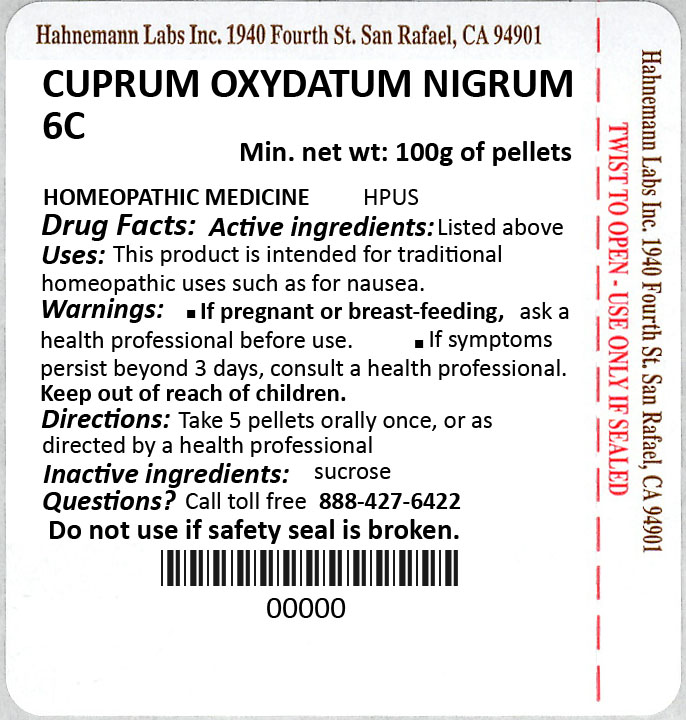 Cuprum Oxydatum Nigrum 6C 100g