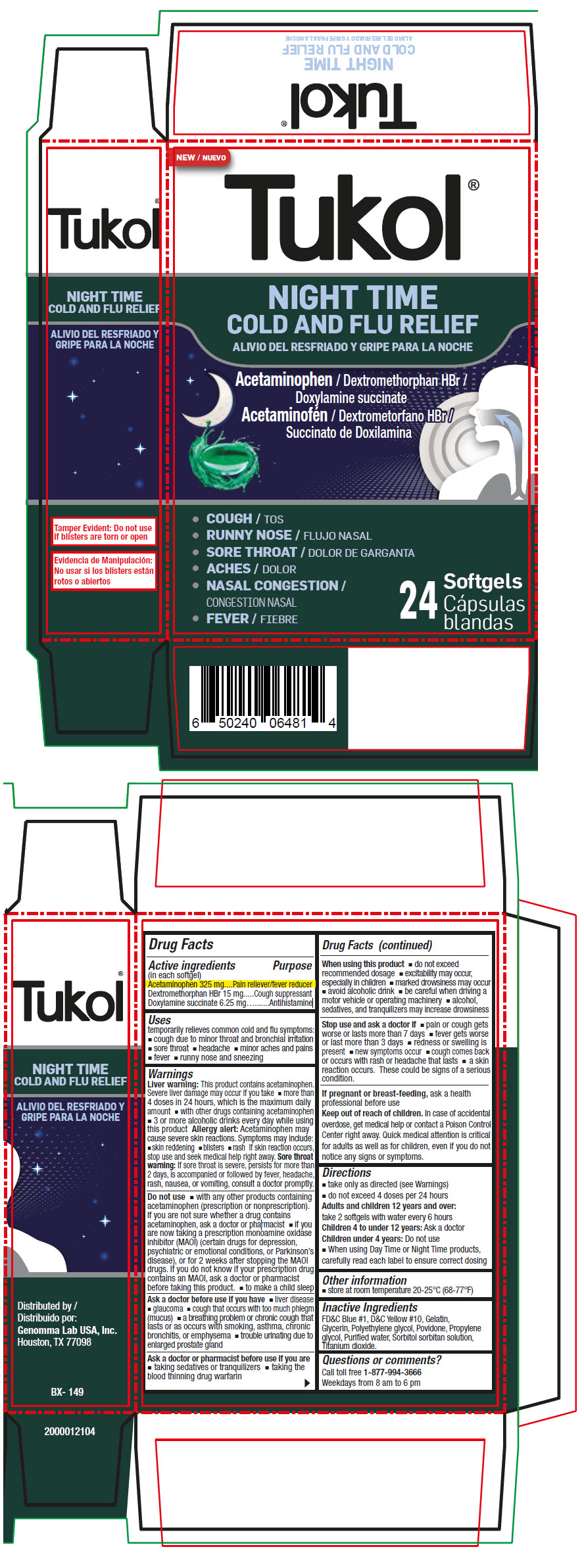 PRINCIPAL DISPLAY PANEL - 24 Softgel Blister Pack Carton