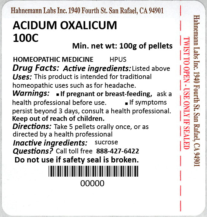 Acidum Oxalicum 100C 100g