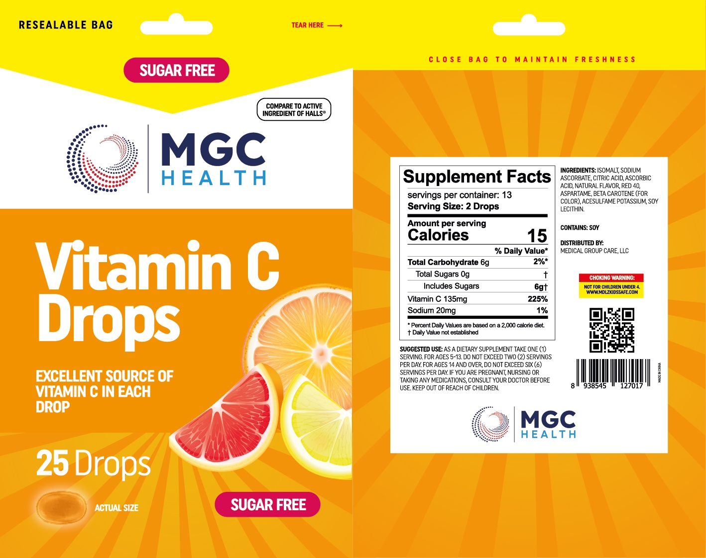 YNBY-MGC Cough Drops Citrus & Vitamin C Sugar-Free 25