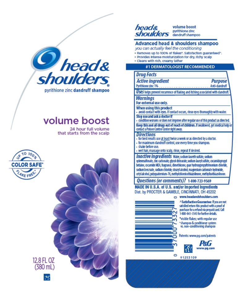 Motivering Samtykke hardware Head and Shoulders ® Volume Boost Shampoo