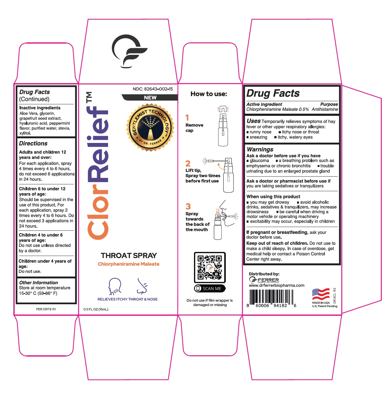 ClorRelief Carton Outline