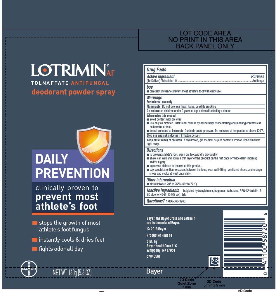 Lotrimin Daily Prevention Antifungal Deodorant Athletes Foot Spray