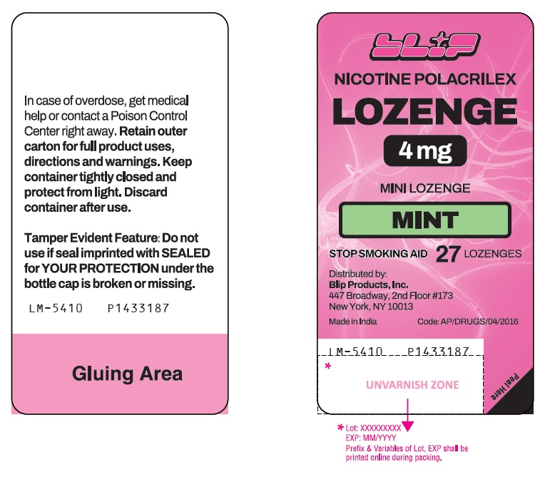 PACKAGE LABEL.PRINCIPAL DISPLAY PANEL - 4 mg (27 Lozenges, Container Label)
