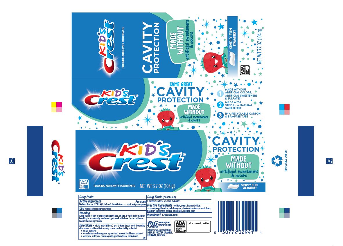 Kid's Crest Cavity Protection
