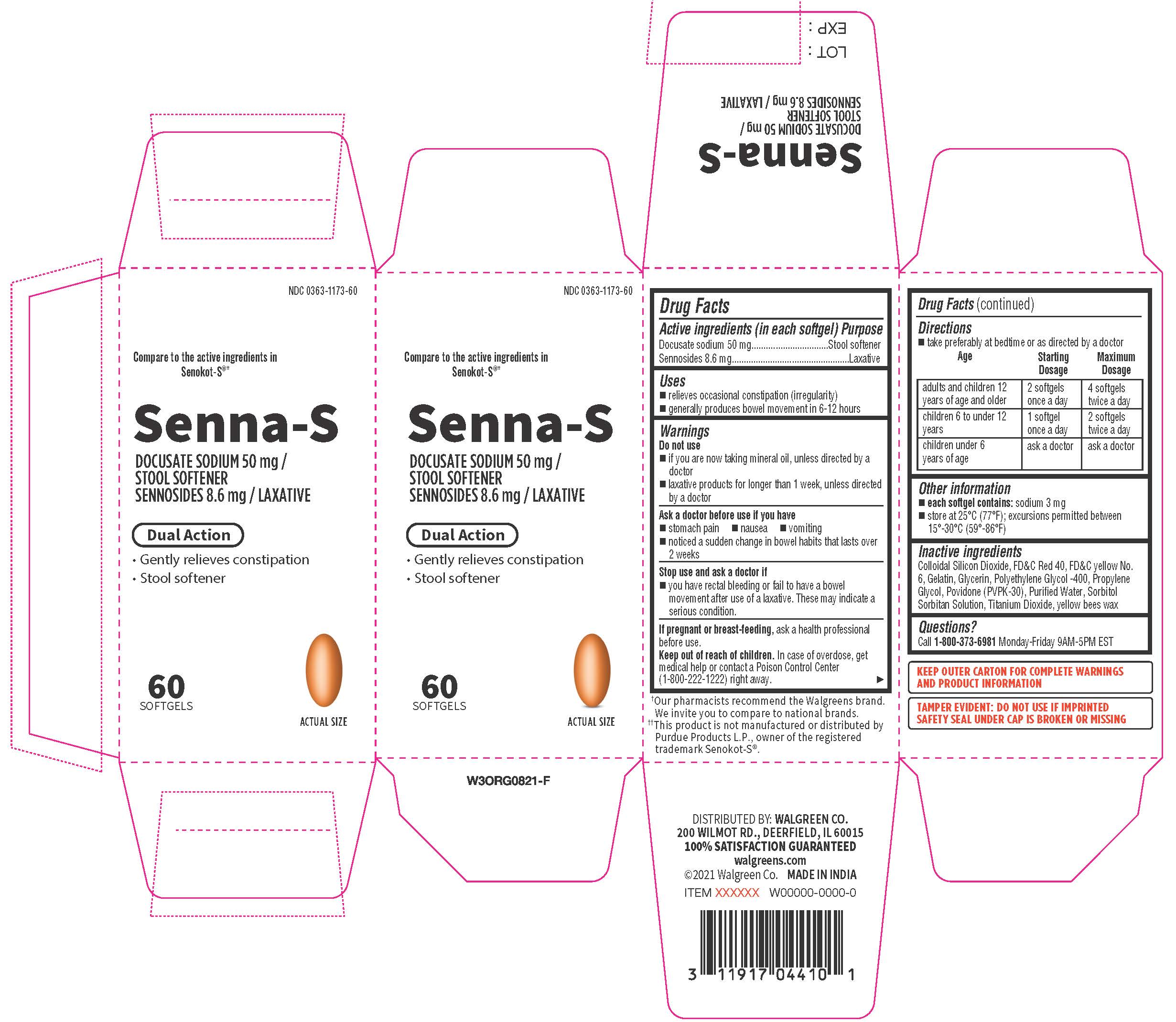 SennaS BOX 60 ct - Die Line