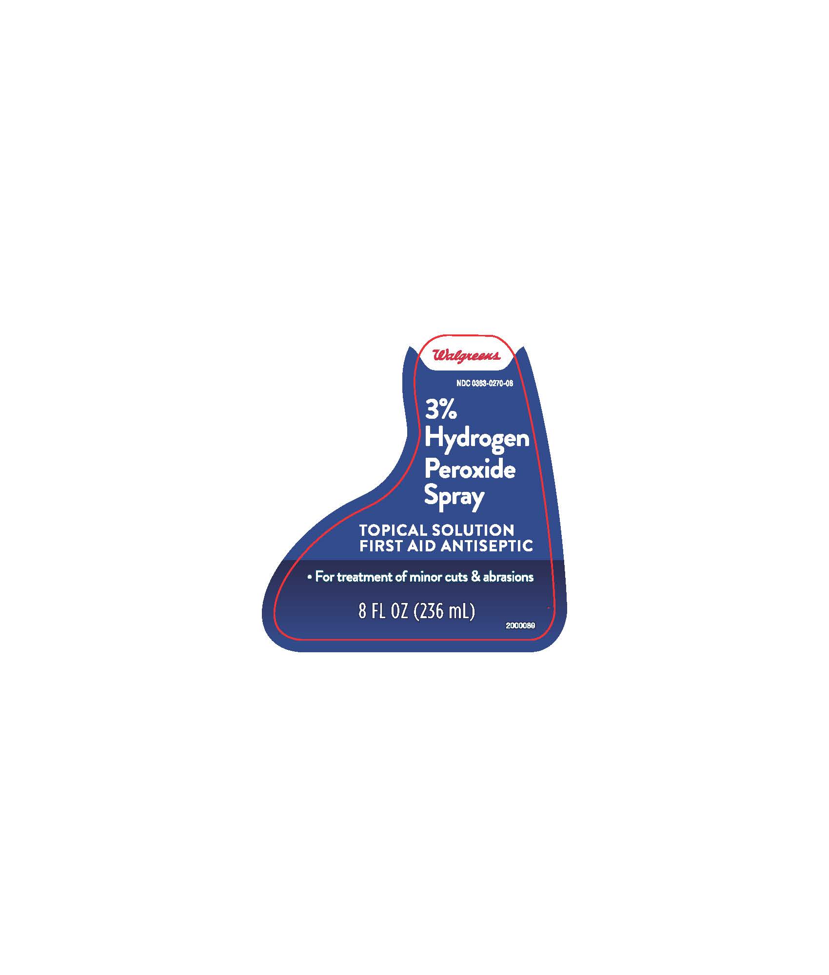 Hydrogen Peroxide Spray, Antiseptic First Aid Treatment