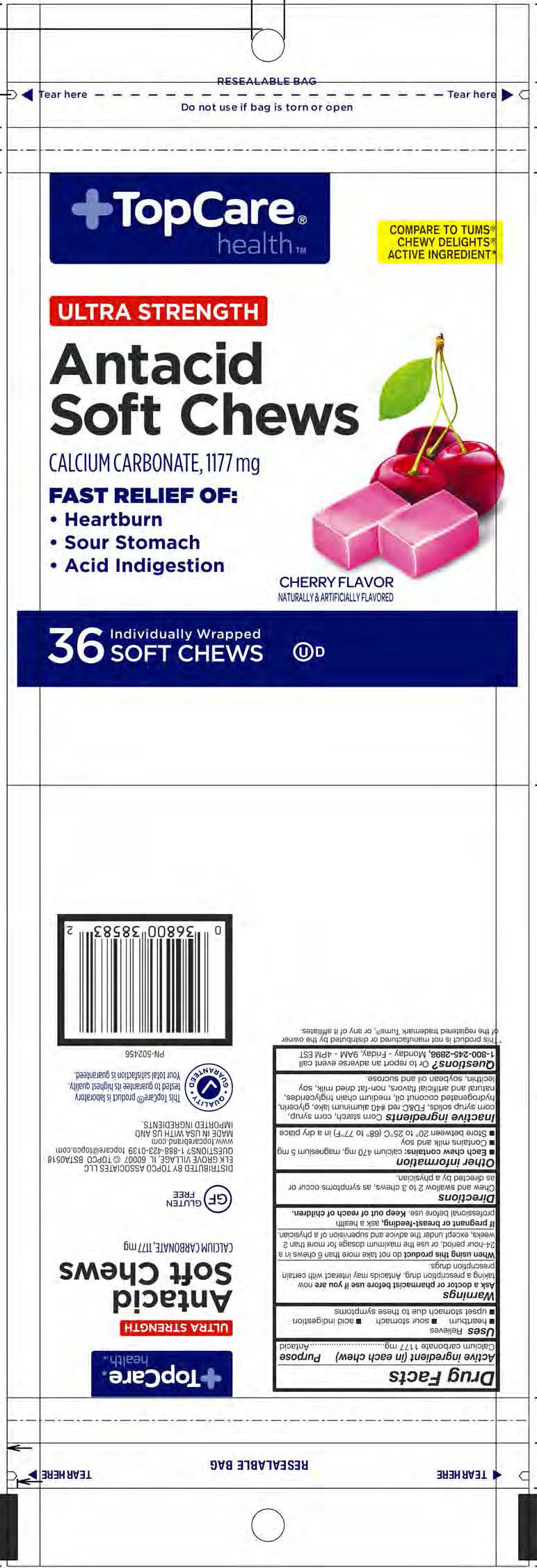 TopCare Cherry Antacid SC 36ct