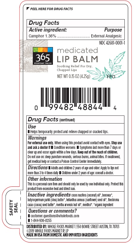 Beeswax Lip Balm Tube, 0.15 oz at Whole Foods Market