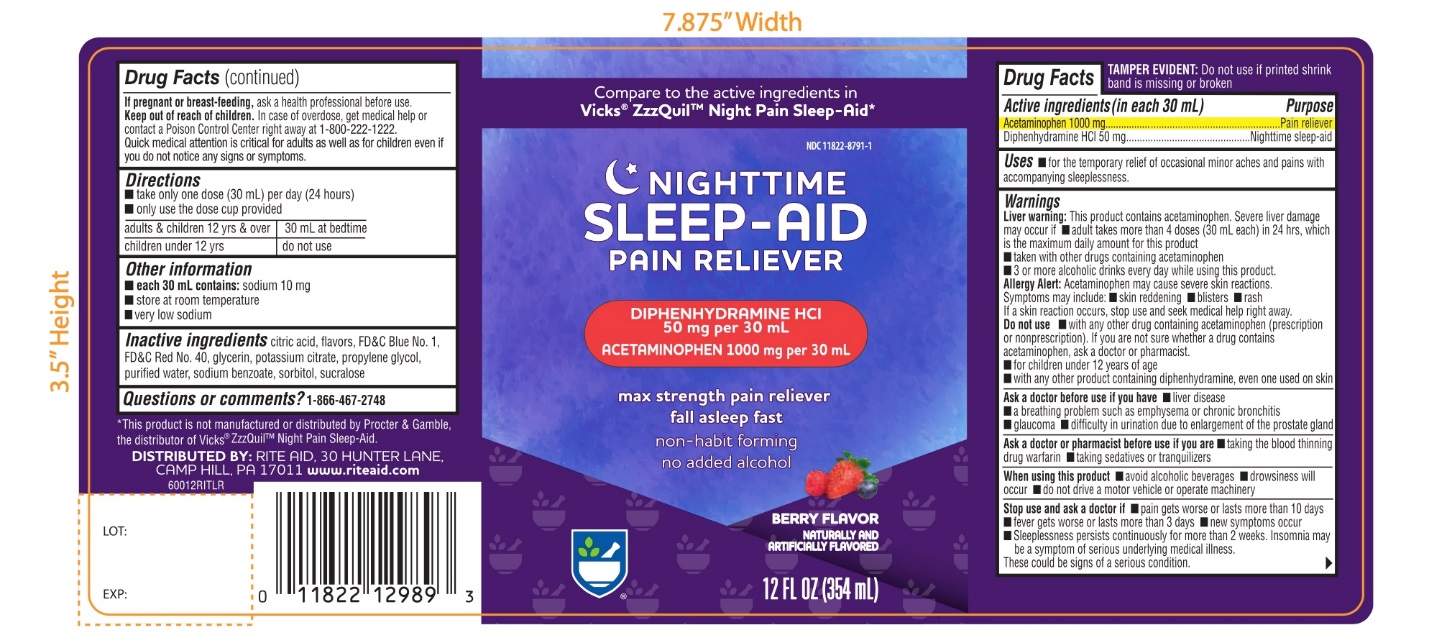 RITEAID Nighttime Sleep Aid Berry Flavor