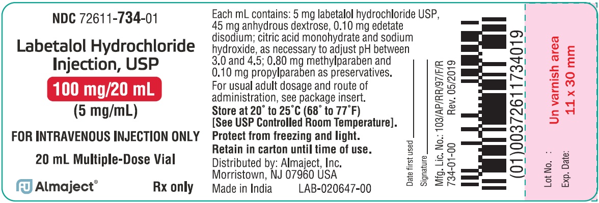 Beta-Adrenergic Blocking Agent <BR>Labetalol HCl <BR>5 mg / mL Intravenous  Injection <BR>Multiple Dose Vial 20 mL<BR> 00409-2267-20