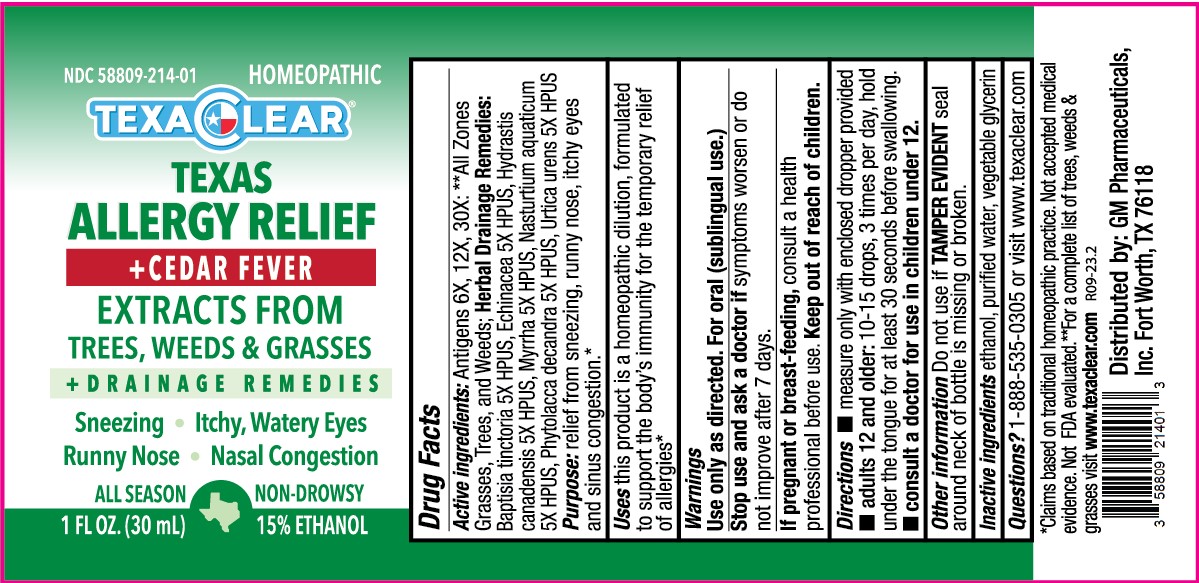 TexaClear Texas Allergy Relief + Cedar Fever 1 oz