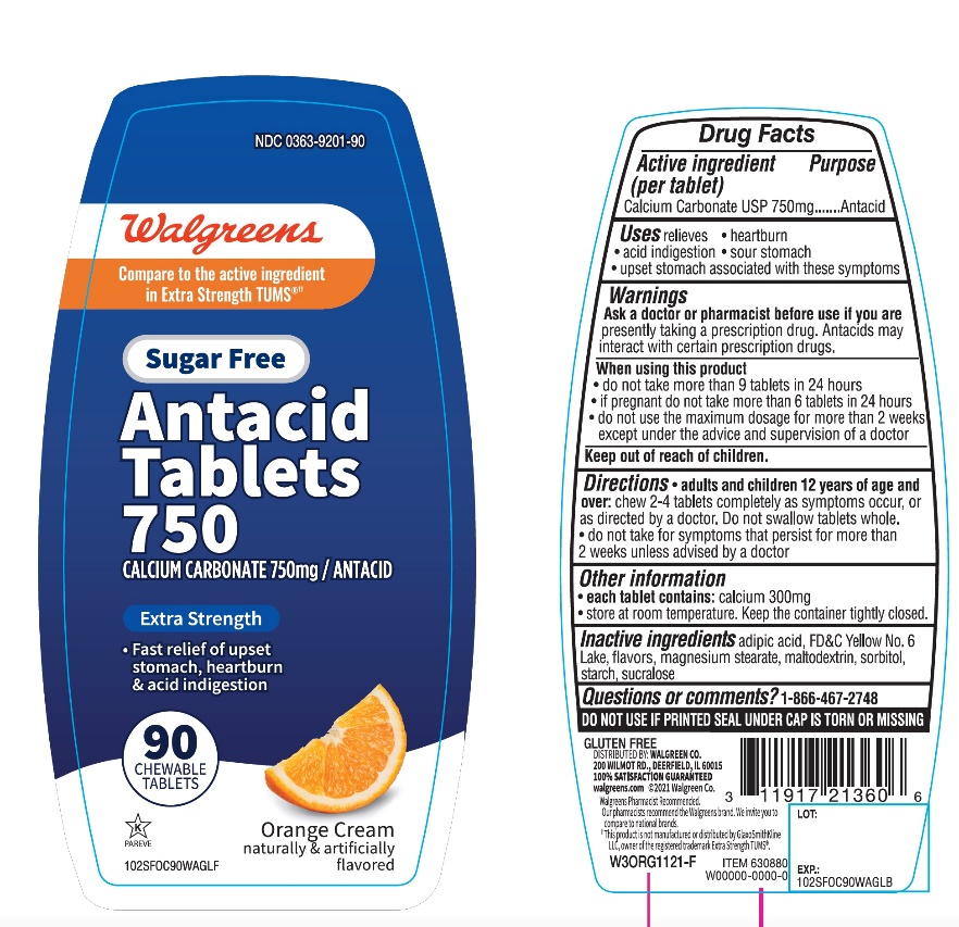 Walgreens Sugar Free Antacid Tablets Calcium Carbonate