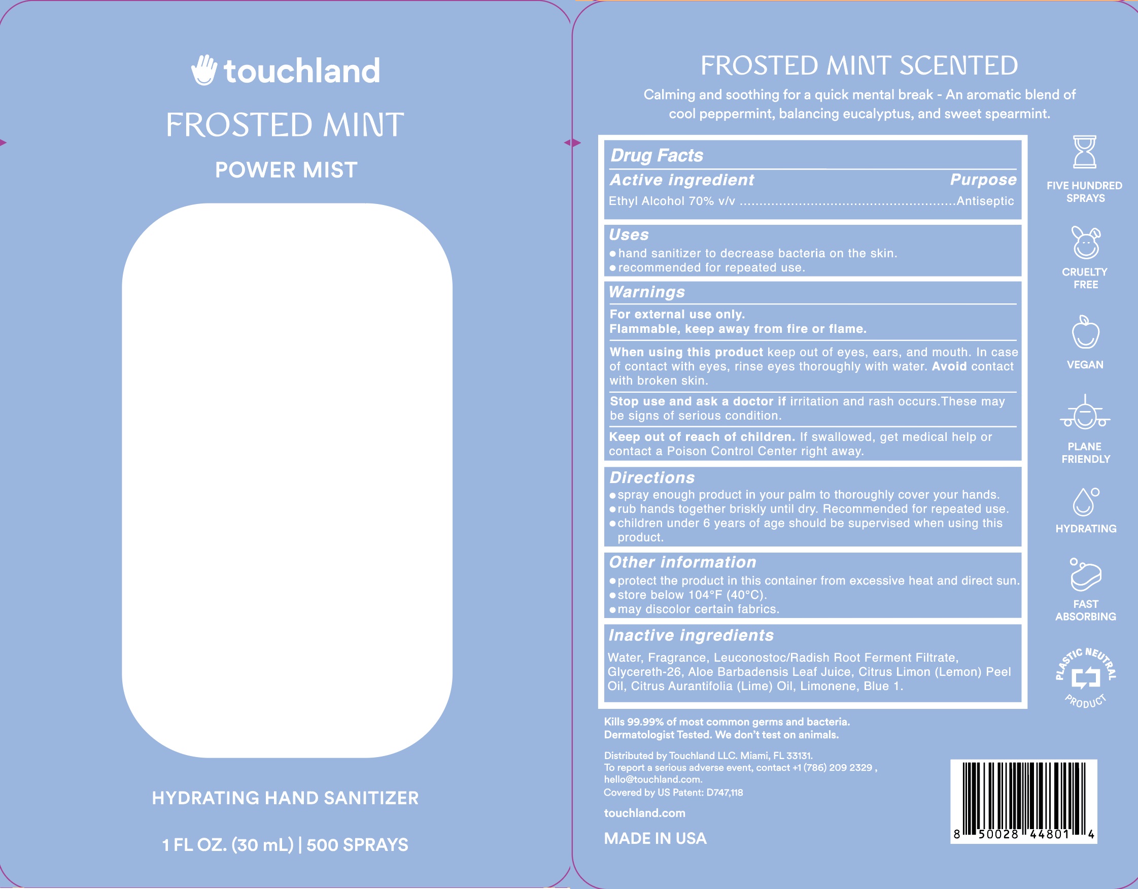 Touchland: Frosted Mint Power Mist