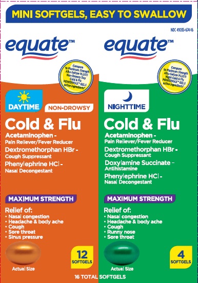 Equate Maximum Strength Non Drowsy Day and Night Cold & Flu