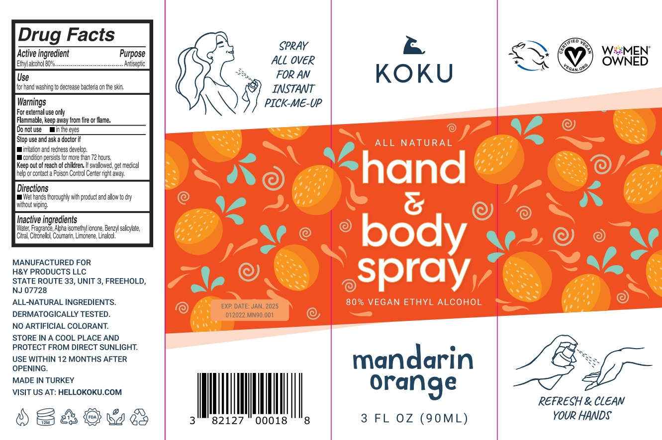 Koku All-Natural mandarin orange 3 box