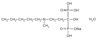 Ibandronate Sodium Chemical Structure