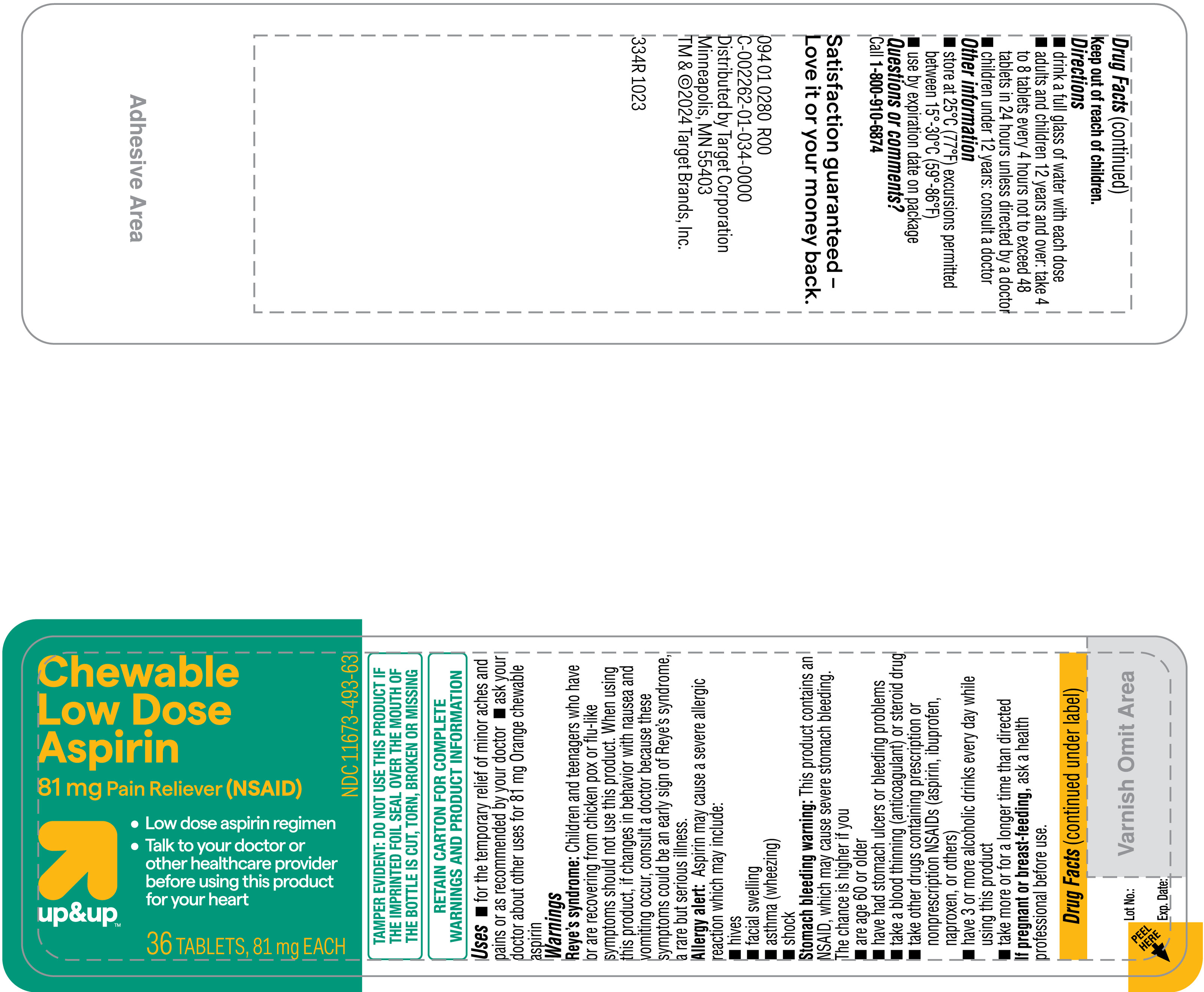 334R-Target-Low dose Aspirin 81 mg-108s-label