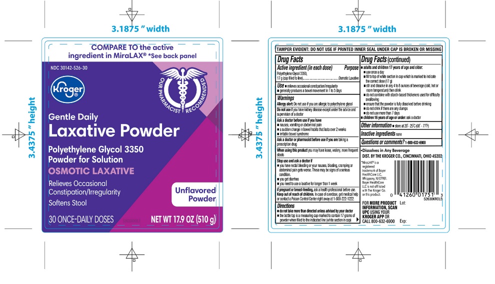 Kroger Polyethylene Glycol3350 30 Once Daily Doses