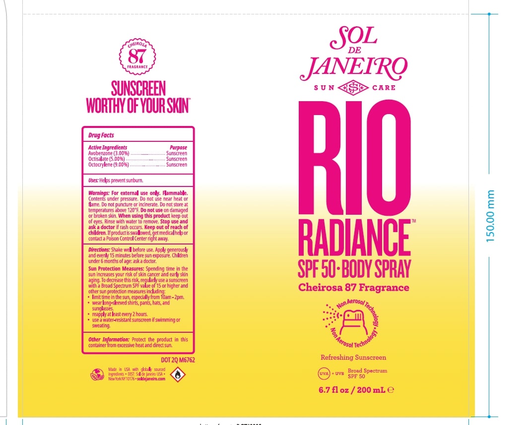 Rio Radiance SPF 50 Body Spray_Carton