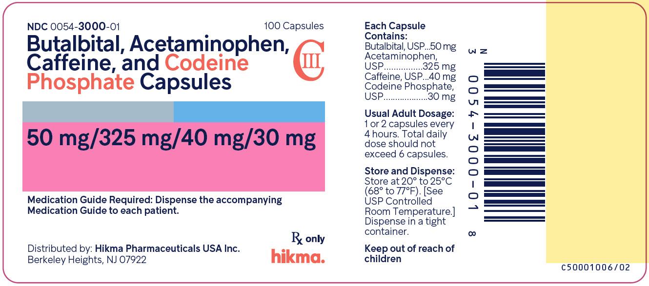 50mg-325mg-40mg-30mg bottle label image