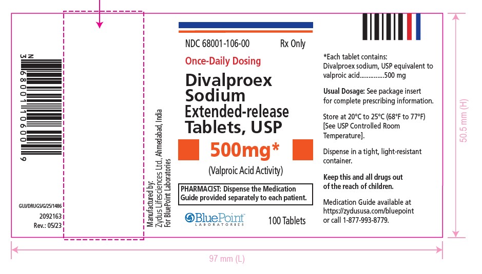 Divalproex Sod ER Tablets 500mg 100 count