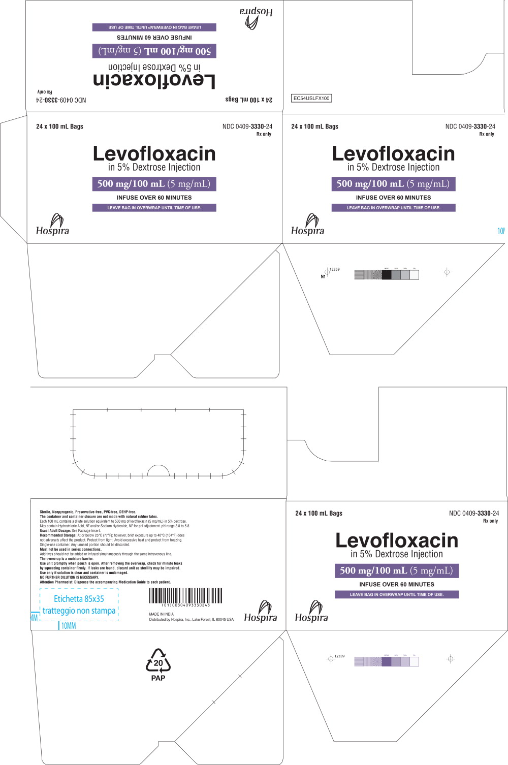 Principal Display Panel – 500 mg/100 mL Carton Label
