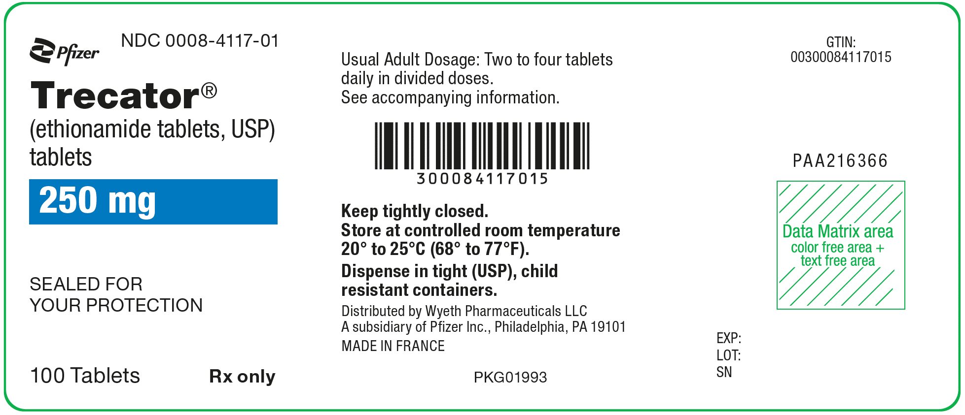 Principal Display Panel - 250 mg Tablet Bottle Label