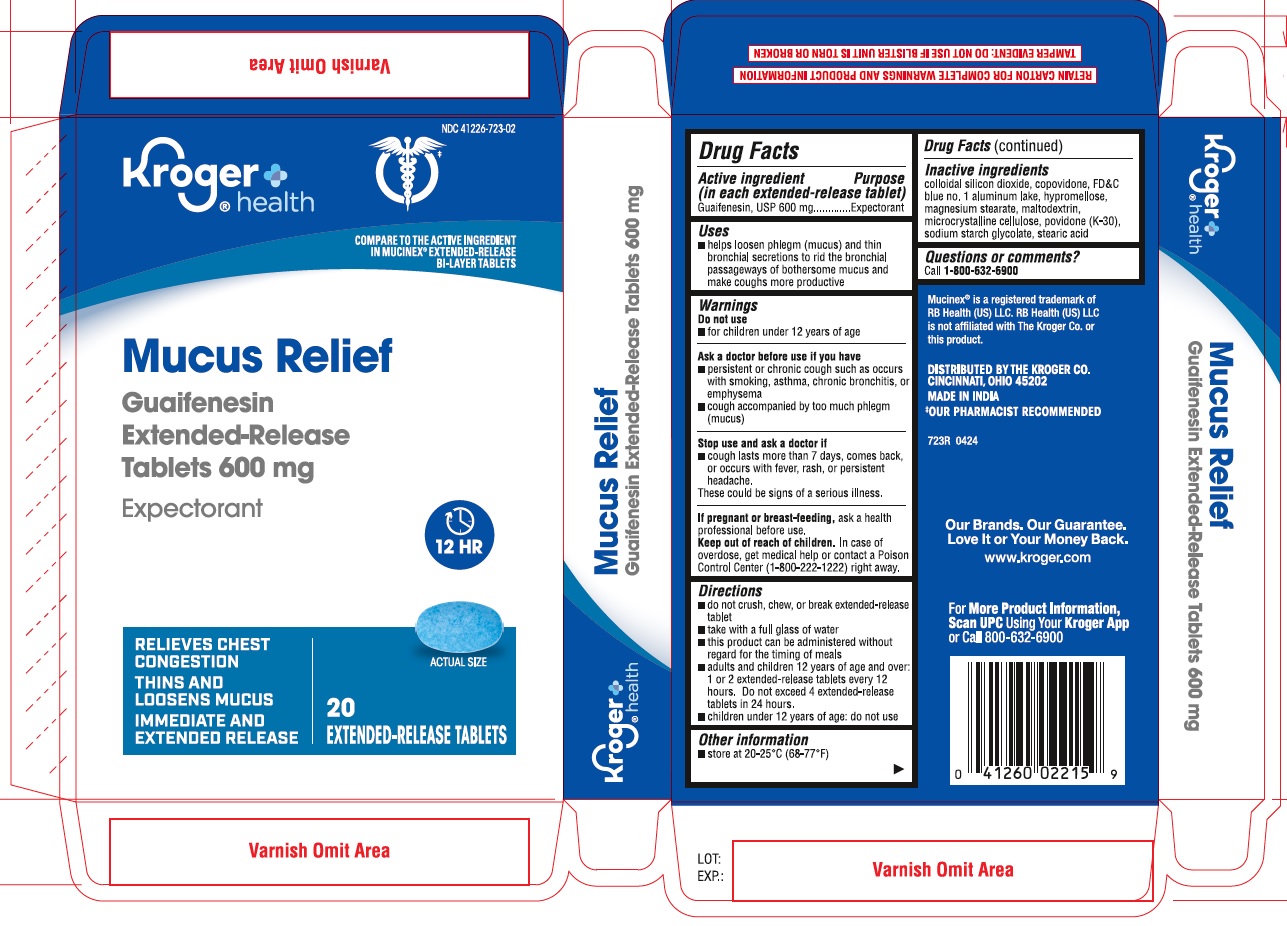 Kroger Guaifenesin Extended Release Tablets 600 mg