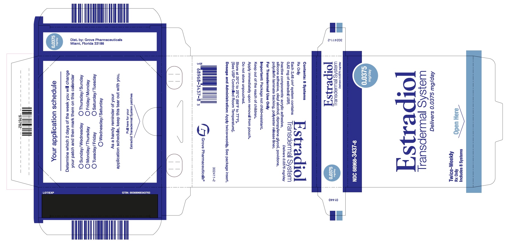 0.0375 mg 8-count Carton Label