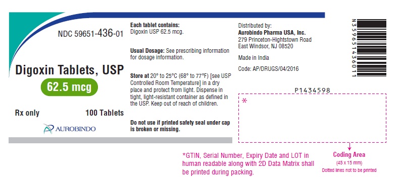 PACKAGE LABEL-PRINCIPAL DISPLAY PANEL - 62.5 mCg (0.0625 mg) (100 Tablet Bottle)