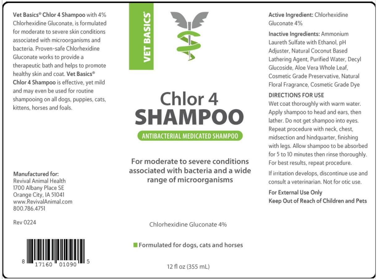 Chlor 4 shampoo 12oz