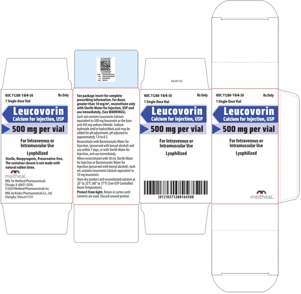 PRINCIPAL DISPLAY PANEL – Leucovorin Calcium for Injection, USP 500 mg Carton