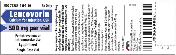 PRINCIPAL DISPLAY PANEL – Leucovorin Calcium for Injection, USP 500 mg Vial Label