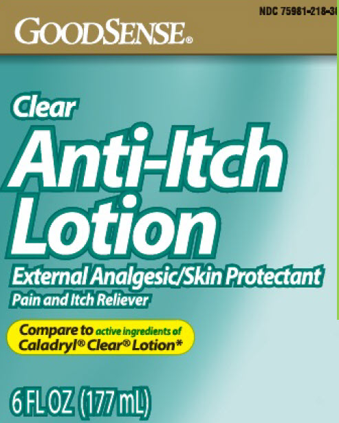 Good Sense 218.002/218AF Clear Anti-Itch Lotion